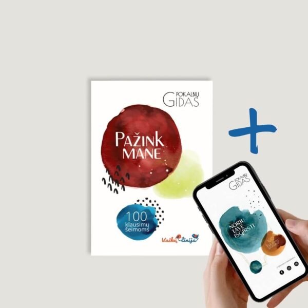 Rinkinys pokalbiams šeimoje „Fizinės + skaitmeninės”